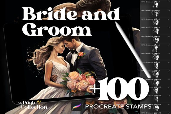 100 Procreate Bride and Groom Stamps: A Practical Guide to Digital Wedding Art