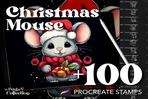 100 Procreate Christmas Mouse Stamps: A Comprehensive Guide to Festive Digital Art