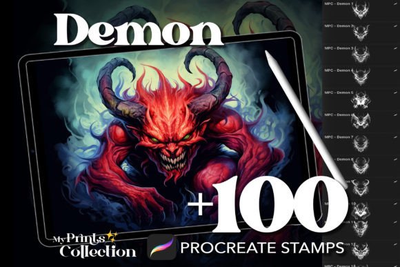 100 Procreate Demon Stamps: A Comprehensive Evaluation