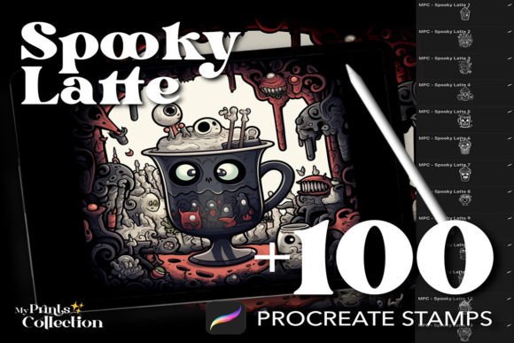 100 Procreate Spooky Latte Stamps: A Practical Asset Review