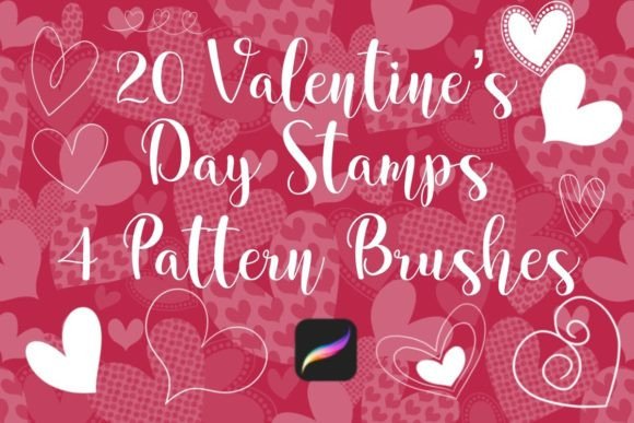 20 Valentine’s Day Stamps and 4 Pattern: A Practical Evaluation for Digital Artists