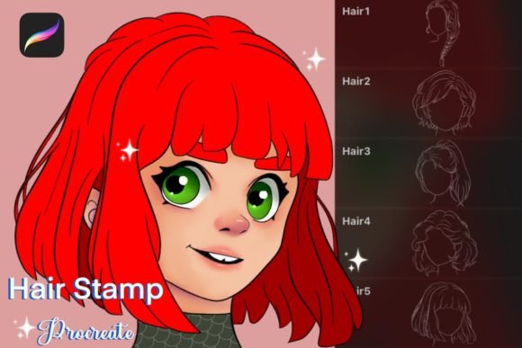 5 Procreate Stamps Hair Style Shapes: A Strategic Asset for Digital Creators