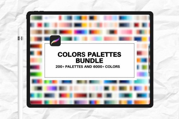 6000 Color 200 Palettes Bundle for Procreate