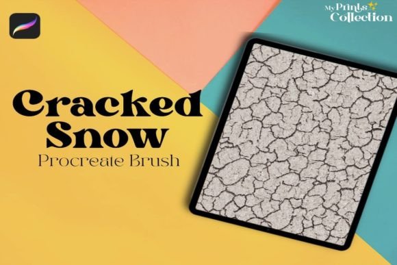 Adding Grit and Texture with the Cracked Snow Ground Procreate Brush