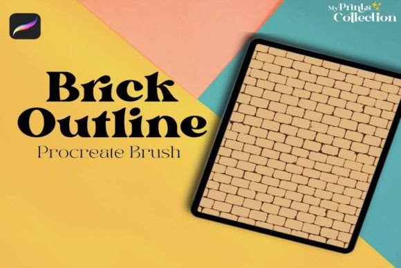 Brick Outline Procreate Brush: The Ultimate Texture Tool for Digital Artists