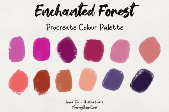 Enchanted Forest: A Procreate Color Palette for Digital Artists