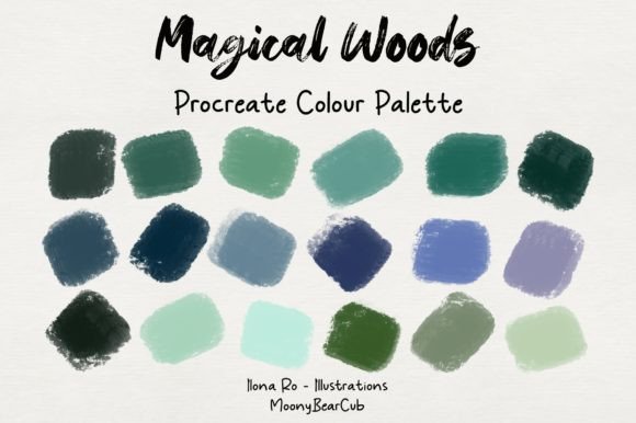 Magical Woods: A Procreate Palette for Digital Artists