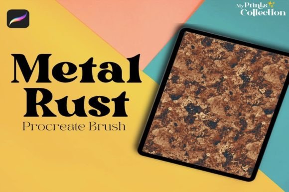 Transforming Digital Art with the Metal Rust Procreate Brush