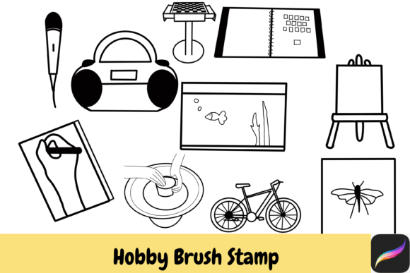 Unlocking Creative Potential with Hobby Procreate Brush Stamps IPAD